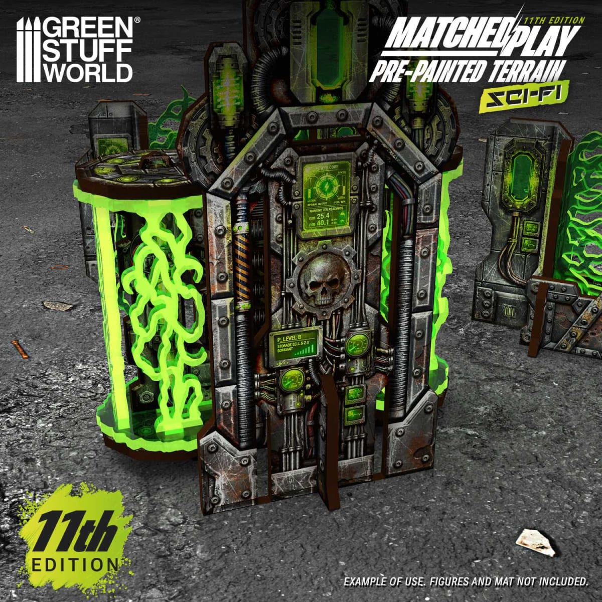 MDF PRE-PAINTED FOLDABLE TERRAIN PACK 11TH EDITION - COMPLETE SET3