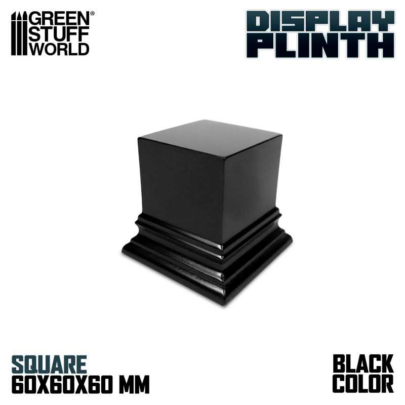 PEDESTAL DM - NEGRO - CUADRADO / BLACK DISPLAY BLOCK PLINTH 6X6CM1