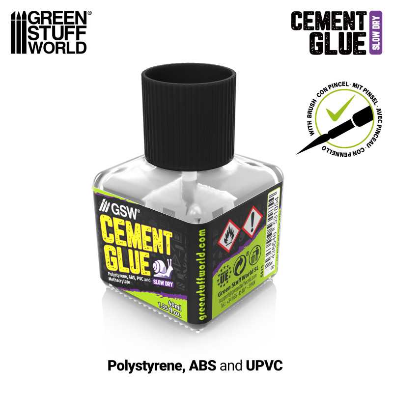PEGAMENTO PLASTICOS / SLOW DRY - CEMENT GLUE 40ML1