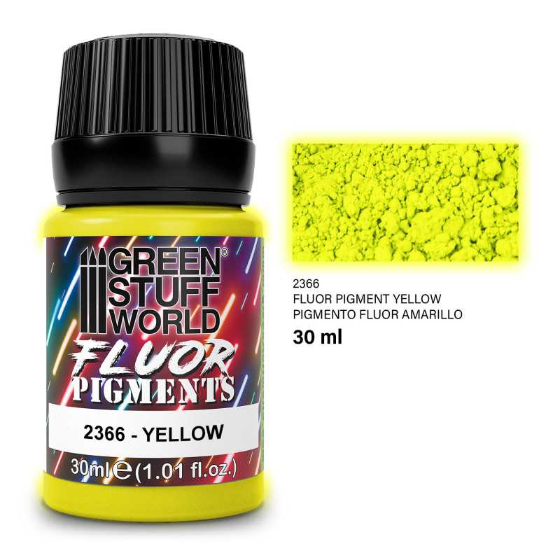 BOTE PINTURA / PAINT POT - FLUOR YELLOW PIGMENTS 30ML1