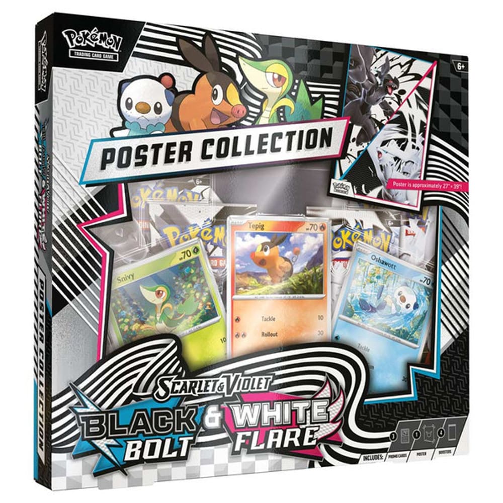 POKEMON TCG: SCARLET & VIOLET 10.5 BLACK BOLT/WHITE FLARE- UNOVA POSTER COLLECTION1