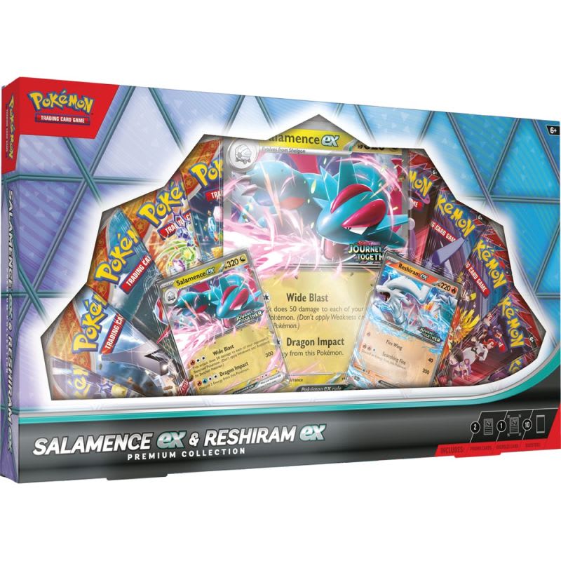 POKEMON TCG: SALAMENCE EX & RESHIRAM EX PREMIUM COLLECTION1