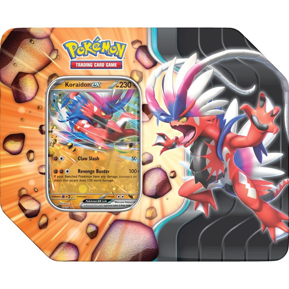 POKEMON TCG: SLASHING LEGENDS TIN (KORAIDON EX)1