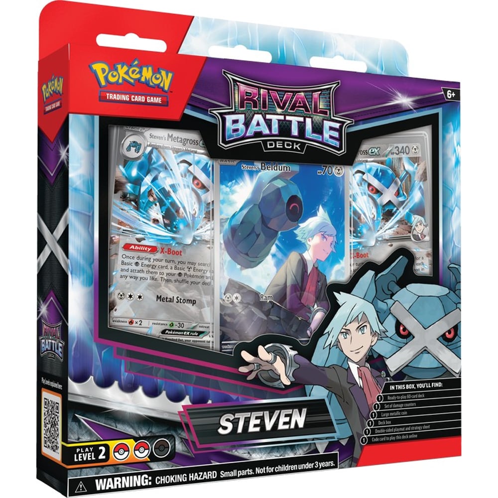 POKEMON TCG: RIVAL BATTLE DECK CASE (STEVEN)1