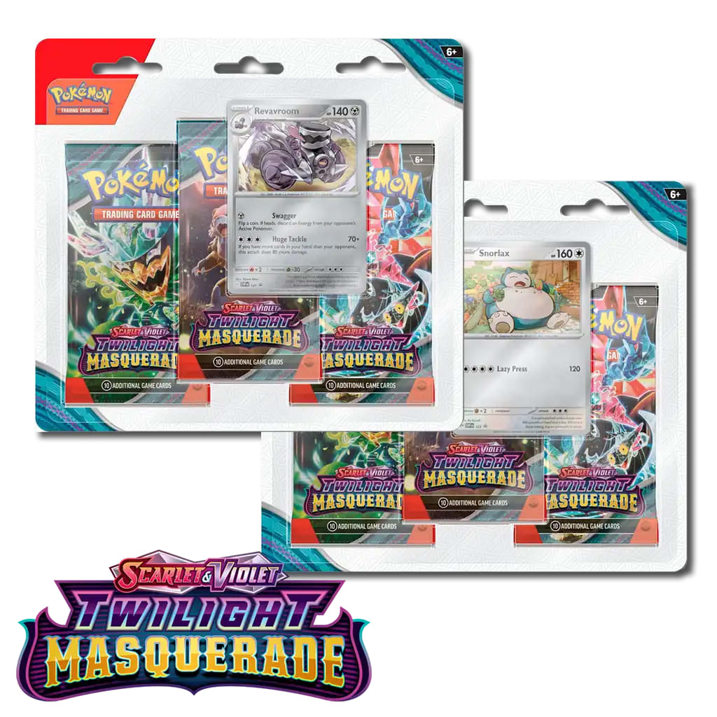 POKEMON TCG: SCARLET & VIOLET 06 - TWILIGHT MASQUERADE- 3-PACK BLISTER1