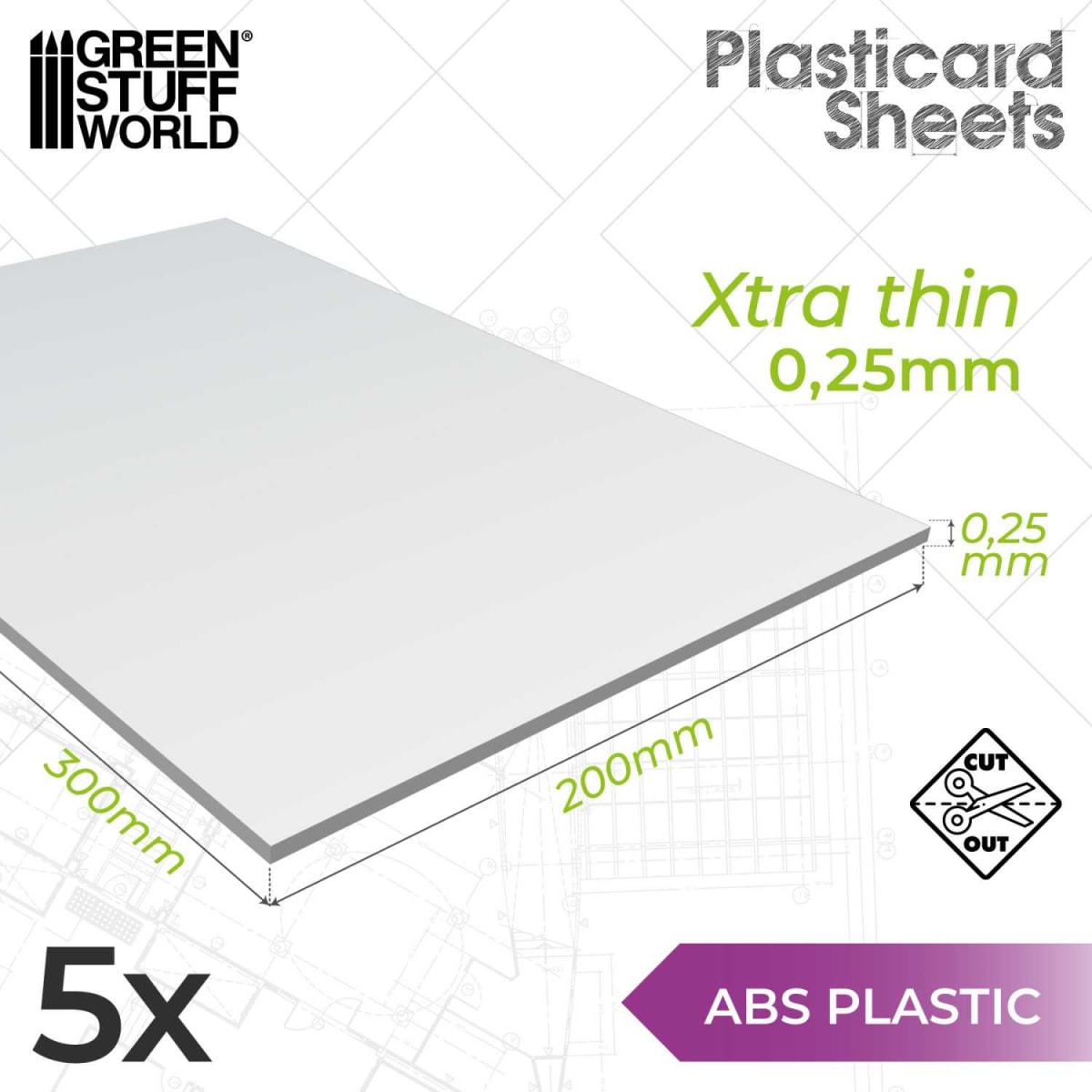 PLANCHA PLASTICARD ABS 0'25 MM - COMBOX5 PLANCHAS2