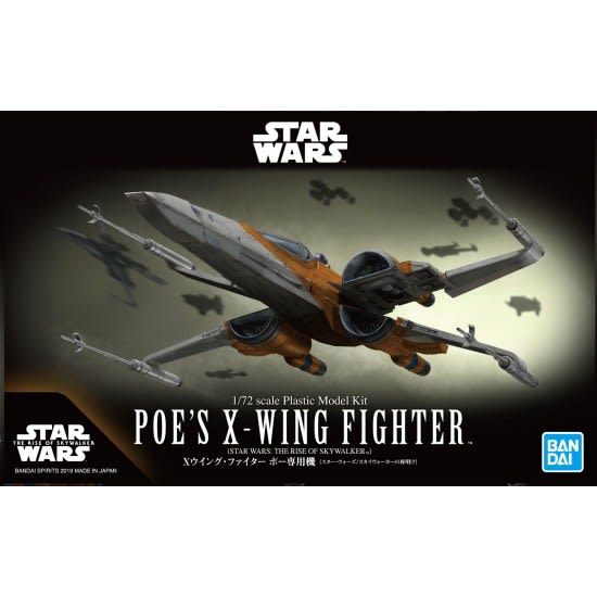 1/72 POE'S X-WING FIGHTER (STAR WARS:THE RISE OF SKYWALKER)1