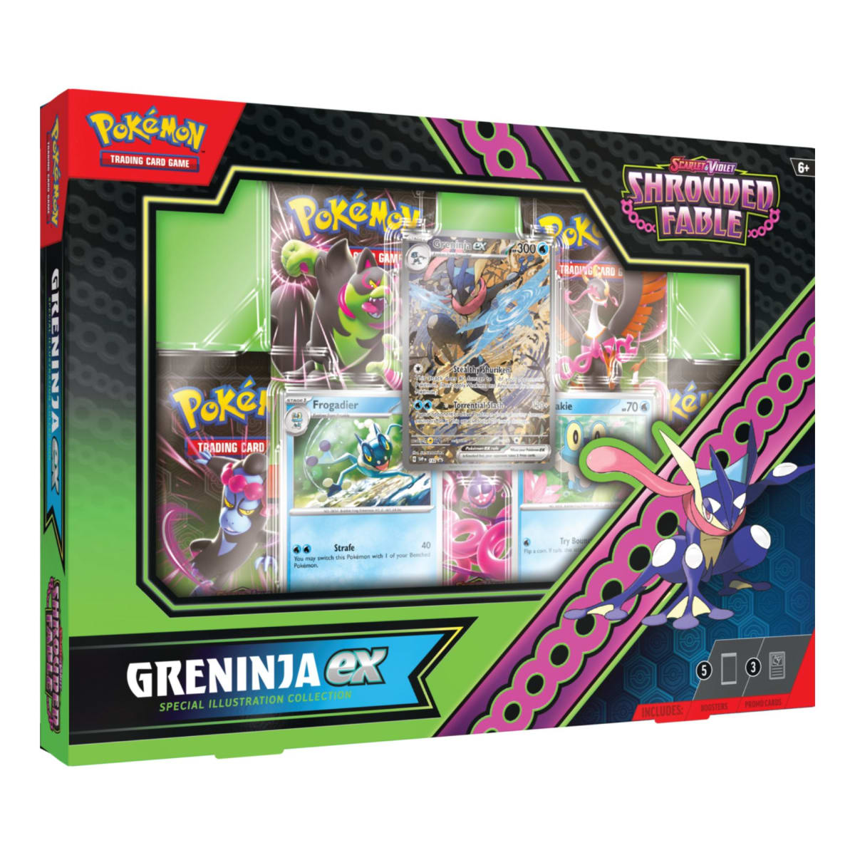 Pokemon TCG Spanish Scarlet & Violet 6.5 Shrouded Fable- Special Illustration Collection (Greninja)1