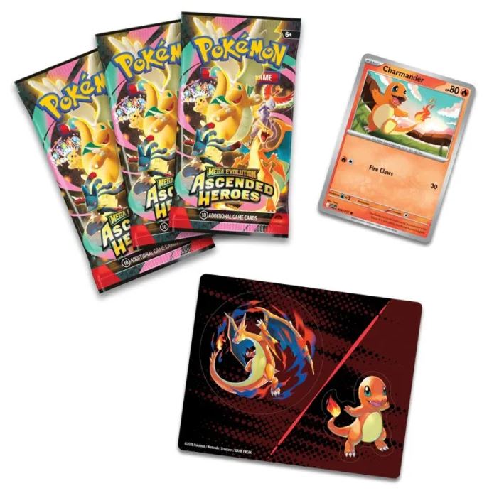 POKEMON TCG: MEGA EVOLUTION 02.5 ASCENDED HEROES- TECH STICKER COLLECTION - CHARIZARD2