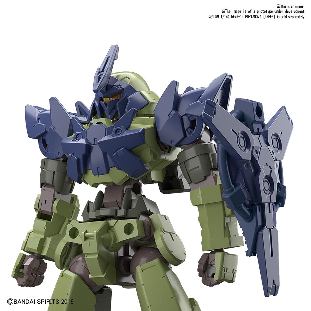30MM 1/144 OPTION ARMOR FOR COMMANDER TYPE [PORTANOVA EXCLUSIVE/ NAVY]1