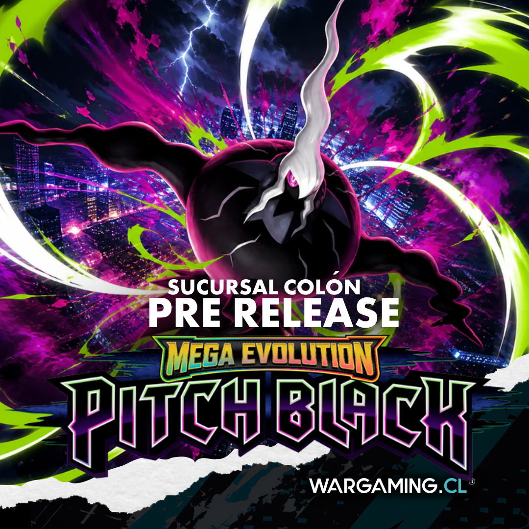 PRE-RELEASE POKÉMON PITCH BLACK -COLÓN-  25 DE JULIO - WARGAMING.CL1