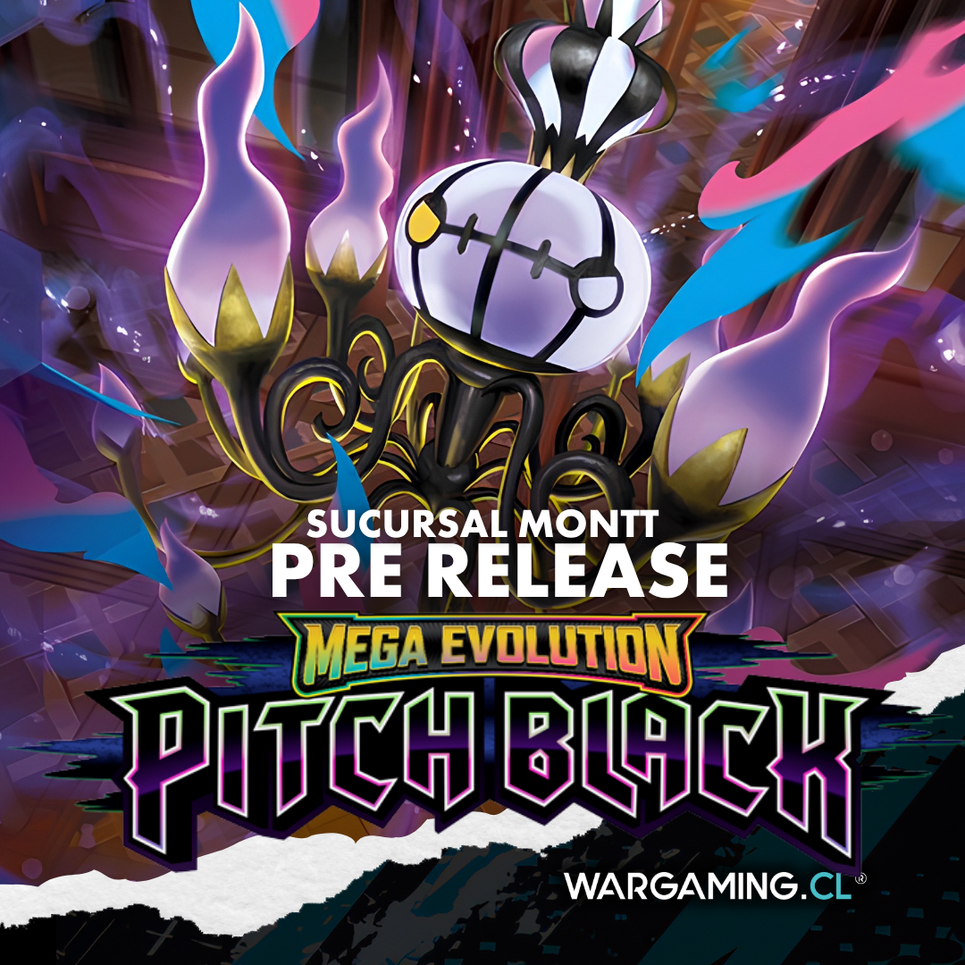 PRE-RELEASE POKÉMON PITCH BLACK -MONTT- 26 DE JULIO - WARGAMING.CL1