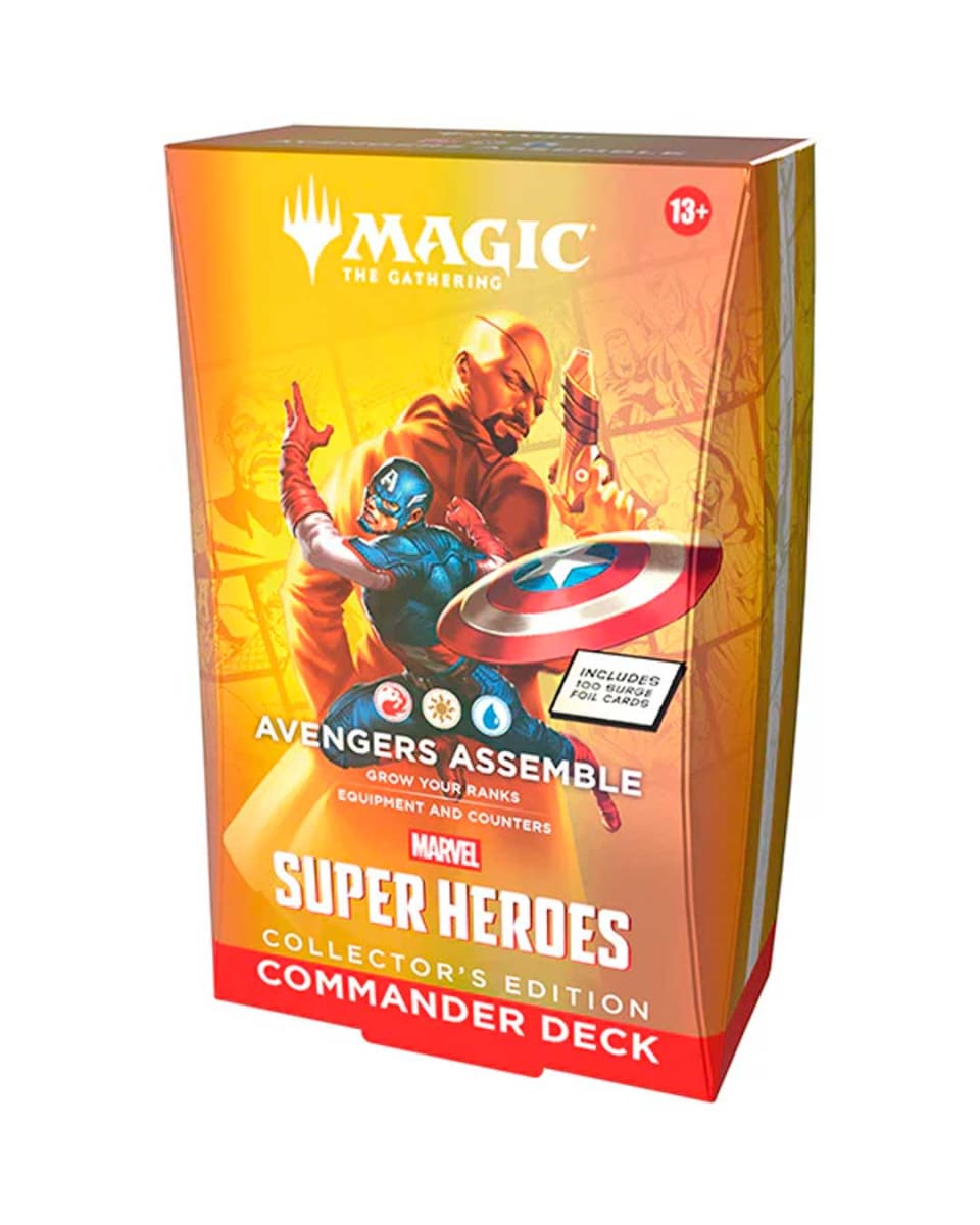 MTG: UNIVERSES BEYOND- MARVEL SUPER HEROES COMMANDER DECK, COLLECTOR - AVENGERS ASSEMBLE1