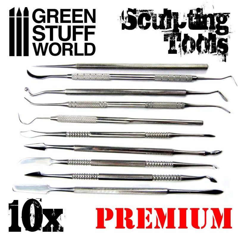 HERRAMIENTAS MODELAR SETX10 - SCULPTING TOOLS SETX10 - PREMIUM WITH CASE3