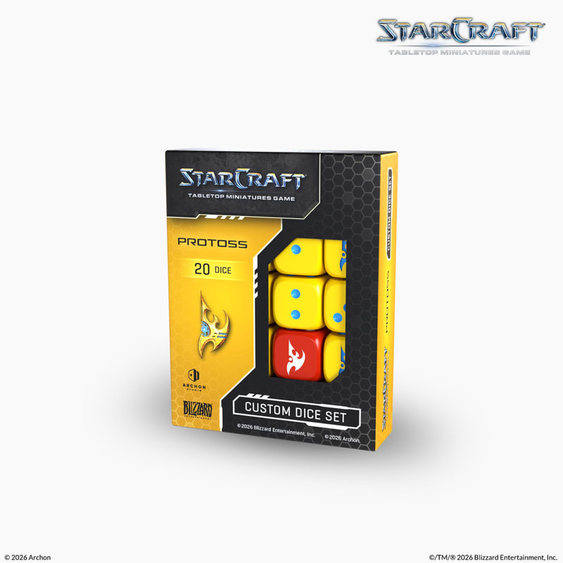 STARCRAFT PROTOSS CUSTOM DICE SET1