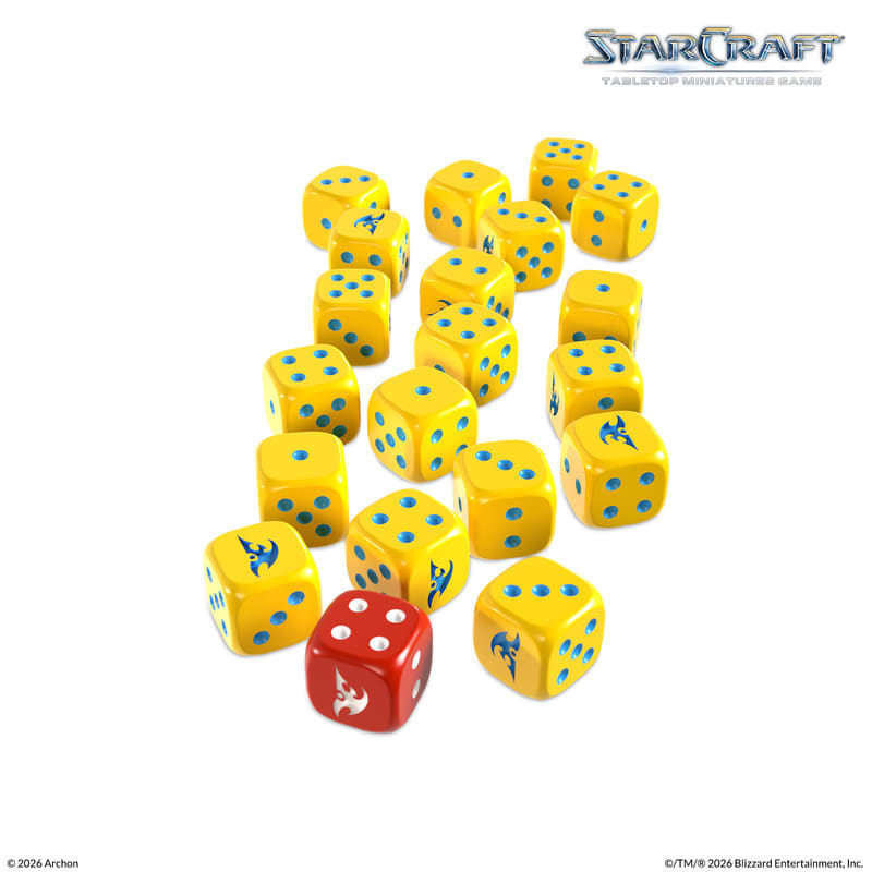 STARCRAFT PROTOSS CUSTOM DICE SET2