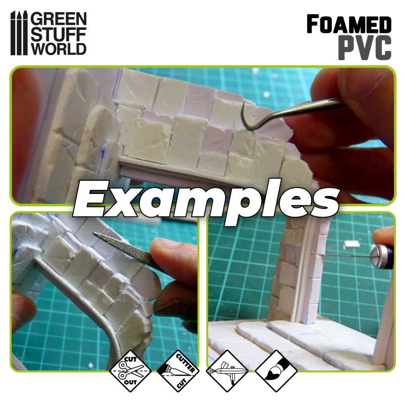 3X PVC ESPUMADO 5MM / FOAMED PVC 5MM - 200X300MM1