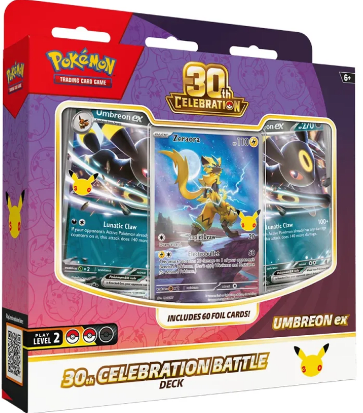 POKEMON TCG: 30TH CELEBRATION- BATTLE DECK - UMBREON EX1