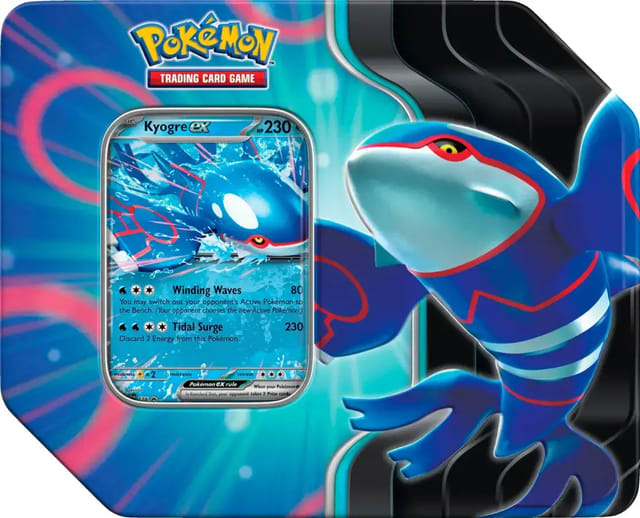 POKEMON TCG: AZURE LEGENDS TIN KYOGRE EX1