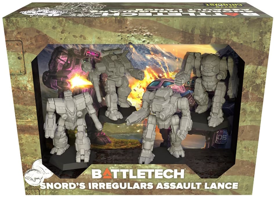 BATTLETECH SNORD'S IRREGULARS ASSAULT LANCE PACK1