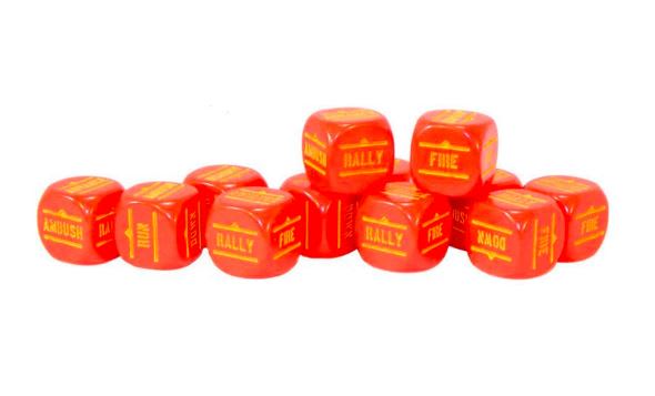 Bolt Action: Orders Dice pack - Red1