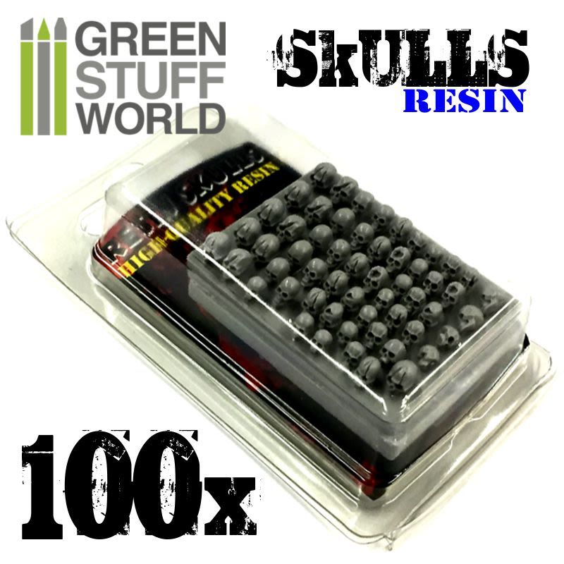 SET RESINA CRANEOS HUMANOS - HUMAN SKULLS RESIN SET3