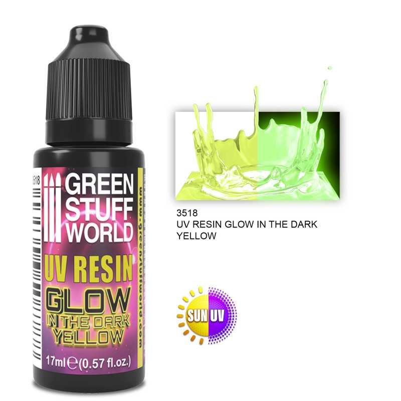 Resina Ultravioleta Amarillo - GLOW 17ml1