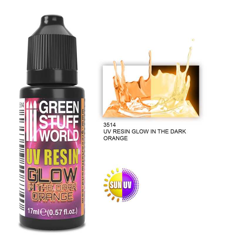 Resina Ultravioleta Naranja - GLOW 17ml1