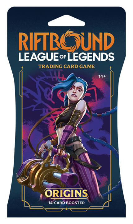 RIFTBOUND TCG: SET 1- ORIGINS- SLEEVED BOOSTER1