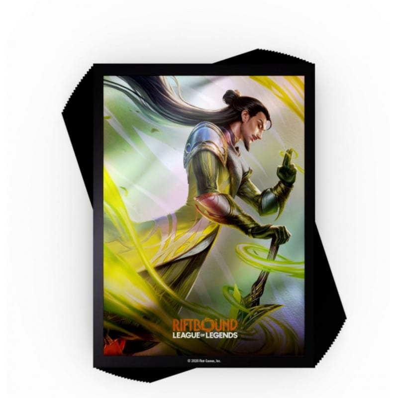 CARD SLEEVES: RIFTBOUND- UNLEASHED- MASTER YI, WUJU MASTER (100CT)1