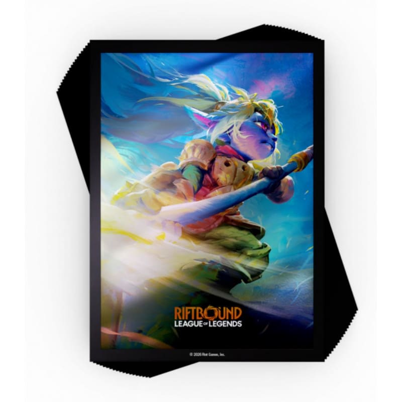 CARD SLEEVES: RIFTBOUND- UNLEASHED- POPPY, KEEPER OF THE HAMMER (100CT)1