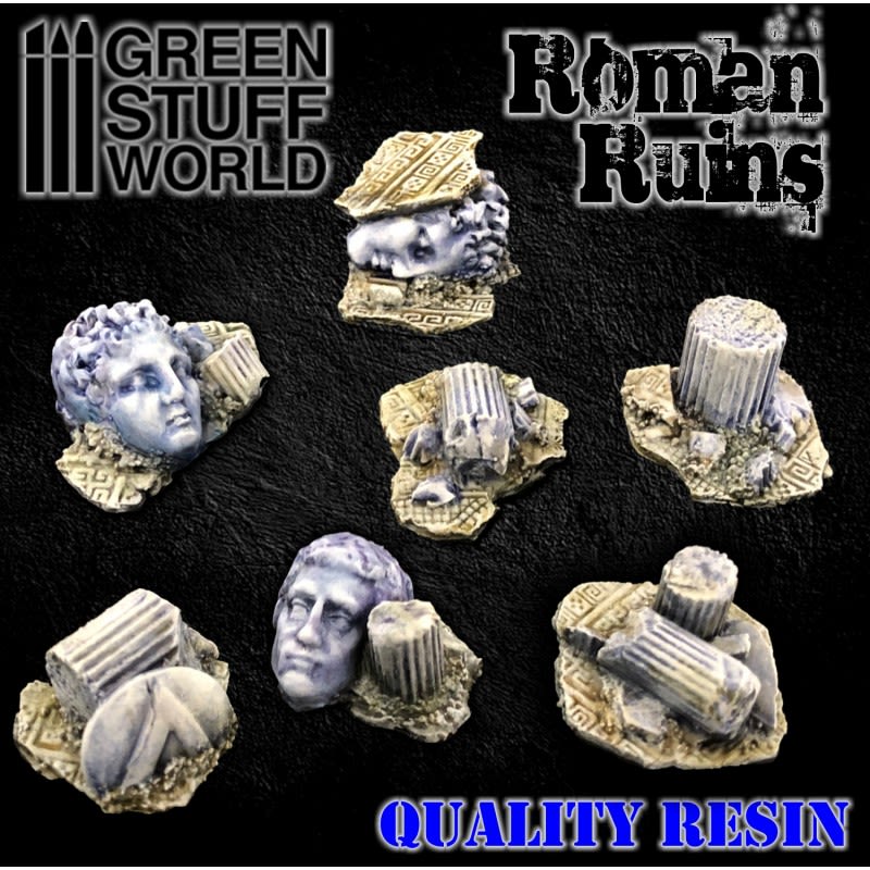 SET DE RESINA - RUINAS ROMANAS - ROMAN RUINS RESIN SET2