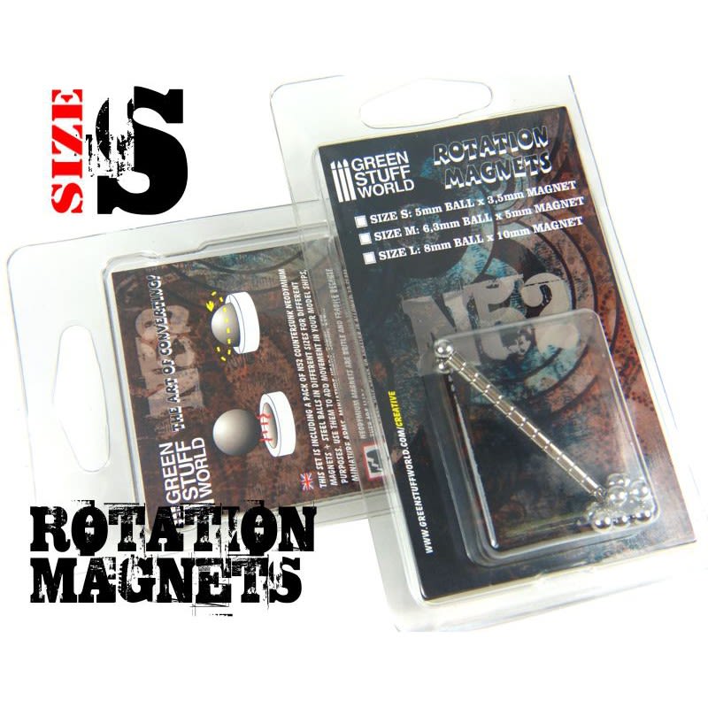 ROTATION MAGNETS 5+3,5 (SIZE S) PACK2