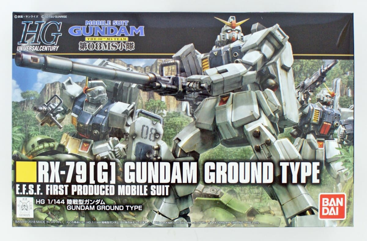 1/144 HGUC 210 GUNDAM GROUND TYPE1