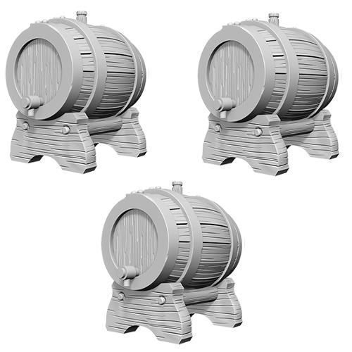 WIZKIDS DEEP CUTS UNPAINTED MINIATURES: KEG BARRELS - SPECIAL1