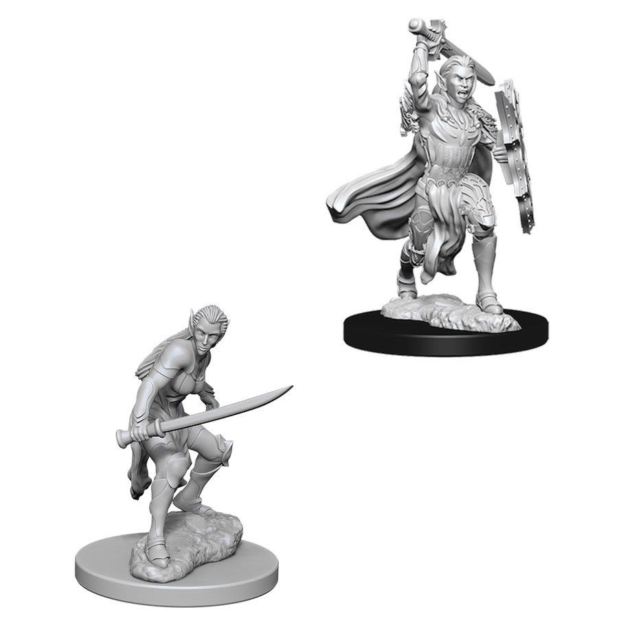 D&D NOLZUR'S MARVELOUS UNPAINTED MINIATURES: FEMALE ELF FIGHTER1