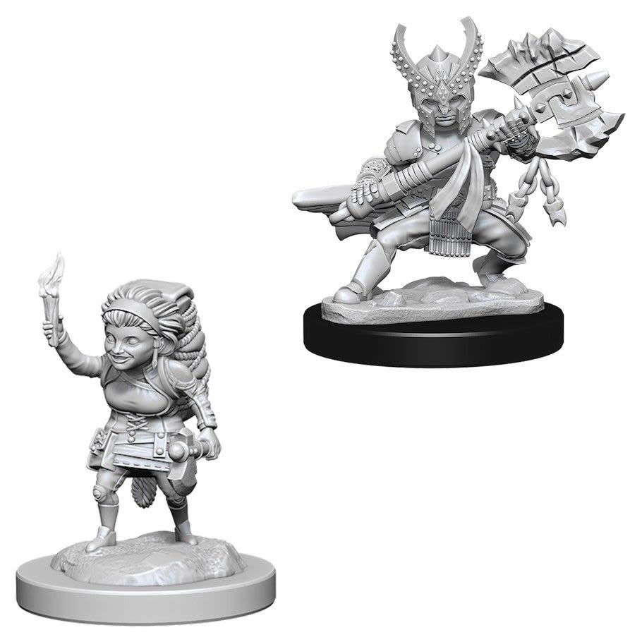 D&D NOLZUR'S MARVELOUS UNPAINTED MINIATURES: FEMALE HALFLING FIGHTER1