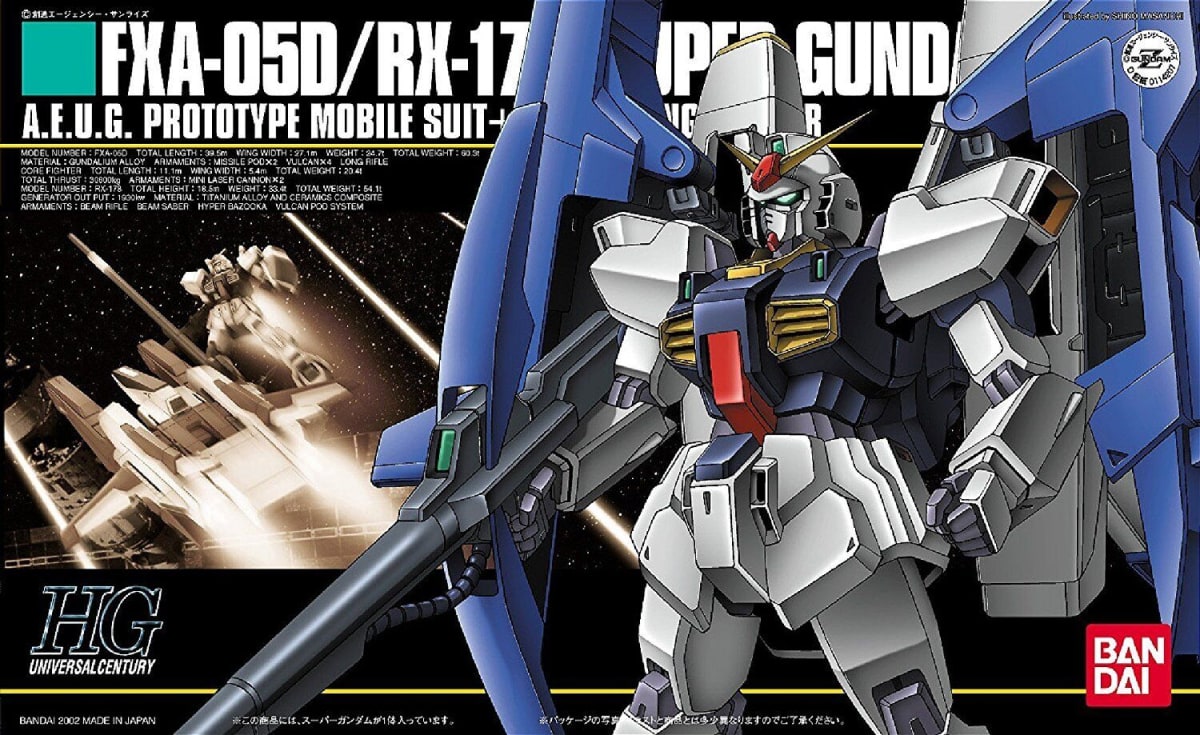 1/144 HGUC FXA-05D/RX178 SUPER GUNDAM1