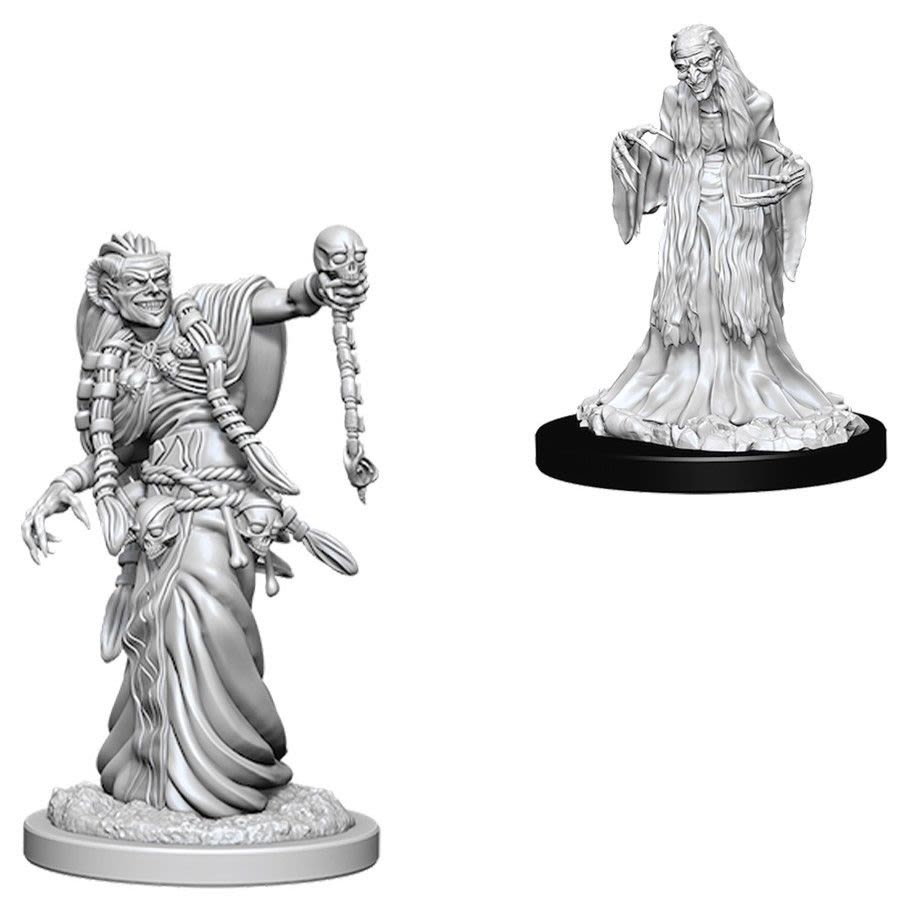 D&D NOLZUR'S MARVELOUS UNPAINTED MINIATURES: GREEN HAG & NIGHT HAG1