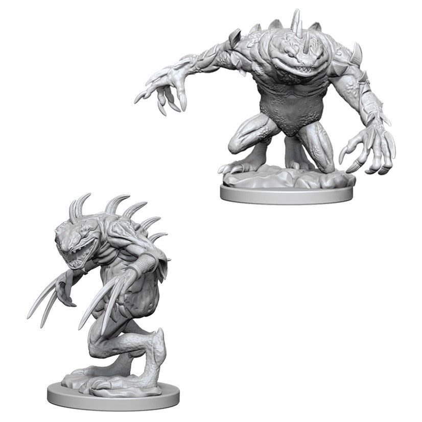 D&D NOLZUR'S MARVELOUS UNPAINTED MINIATURES: GREY SLAAD & DEATH SLAAD1