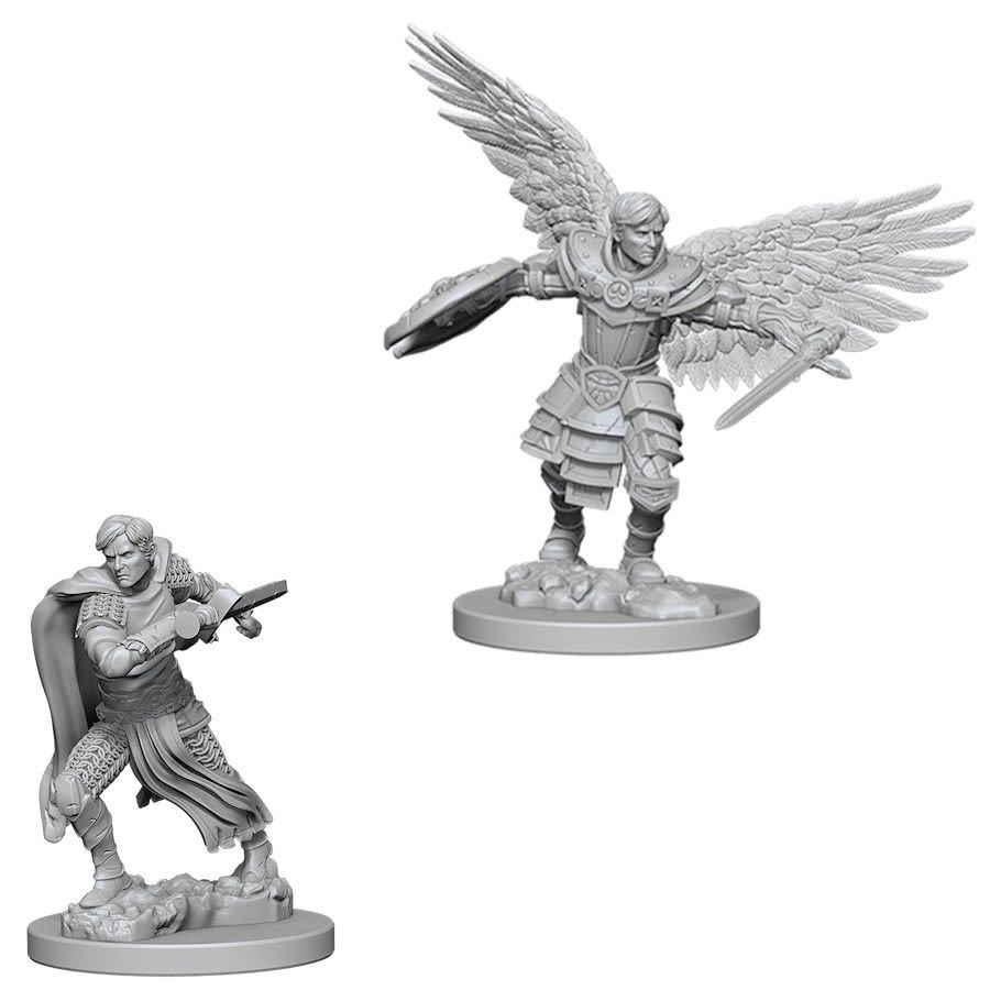 D&D NOLZUR'S MARVELOUS UNPAINTED MINIATURES: MALE AASIMAR FIGHTER1