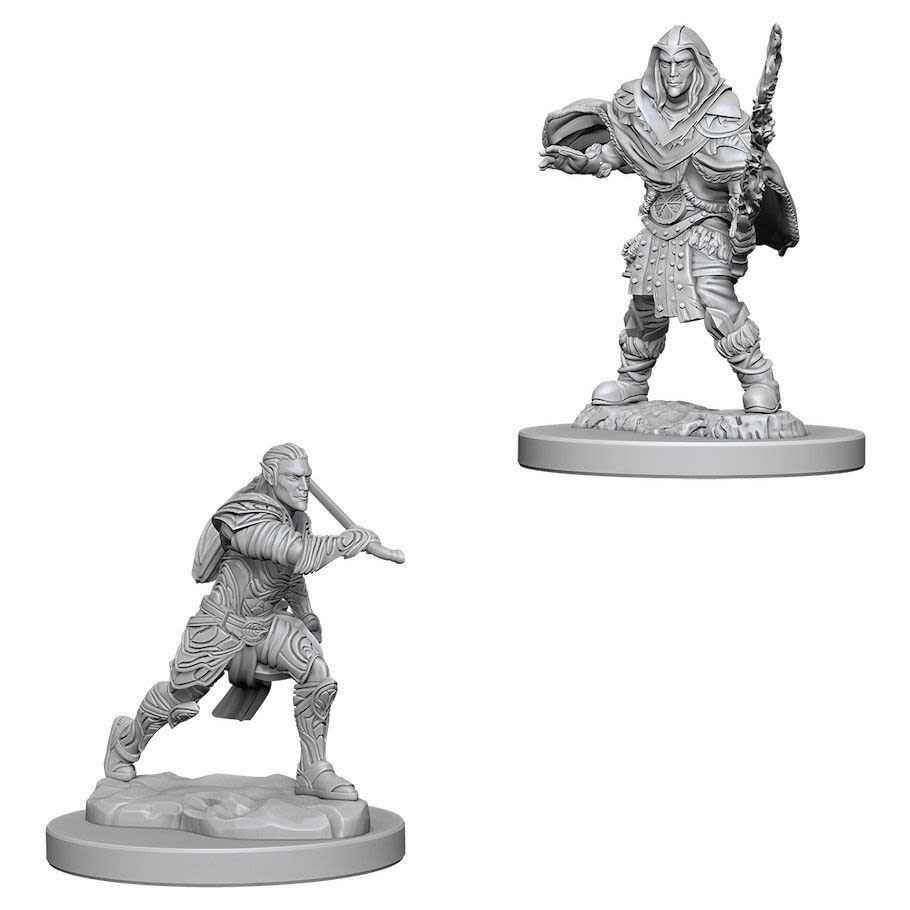 D&D NOLZUR'S MARVELOUS UNPAINTED MINIATURES: MALE ELF FIGHTER1