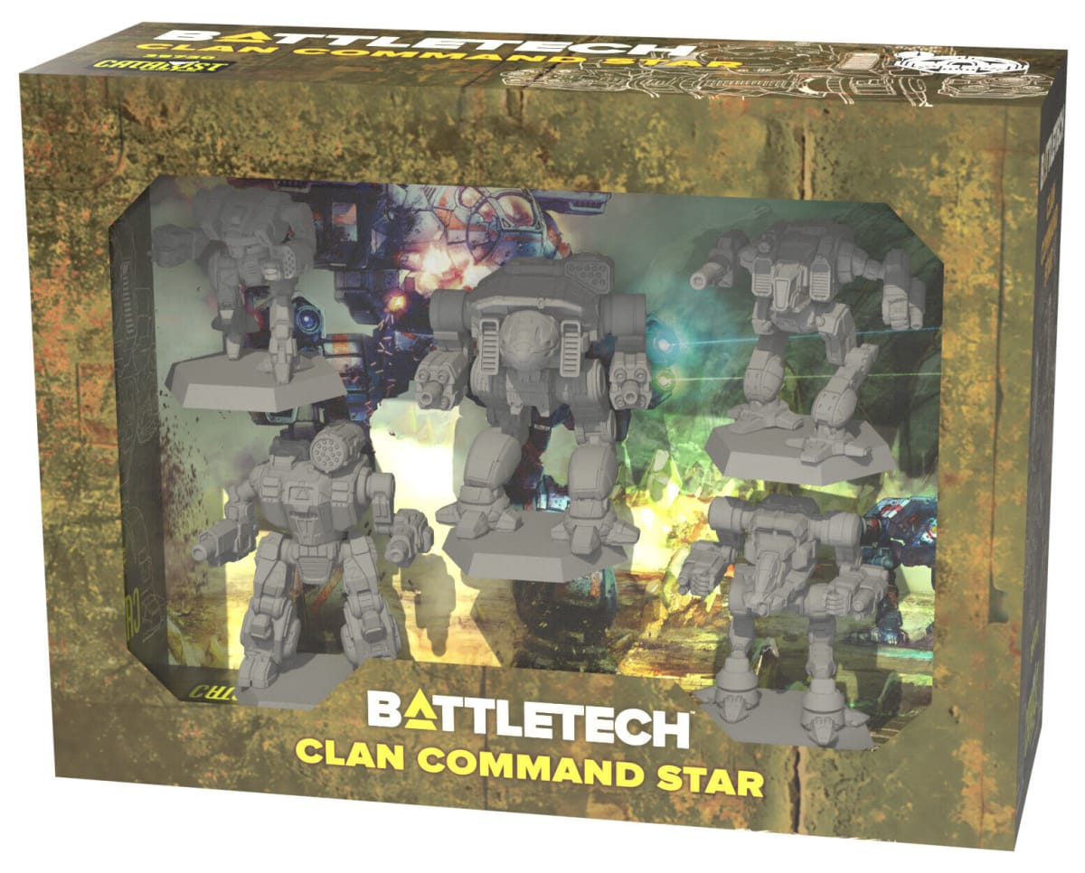 BATTLETECH CLAN COMMAND STAR FORCE MINIATURES PACK1