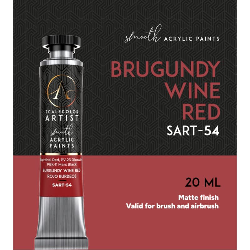 ARTIST BURGUNDY WINE RED1