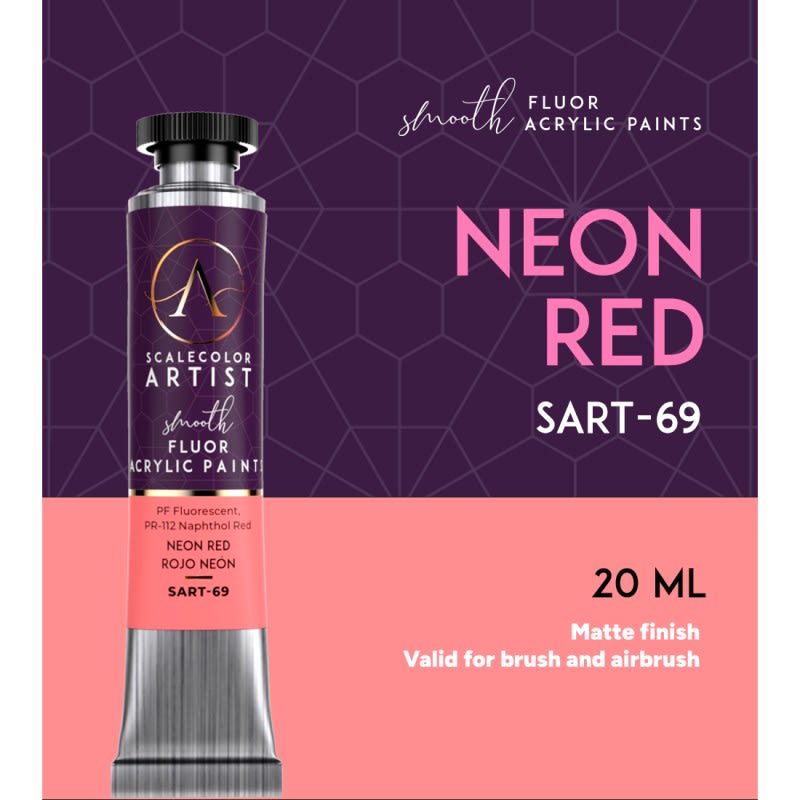 ARTIST NEON RED1