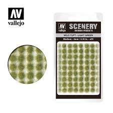SCENERY: WILD TUFT - LIGHT GREEN 4MM1
