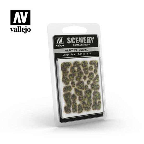 SCENERY: WILD TUFT - BURNED 6MM1