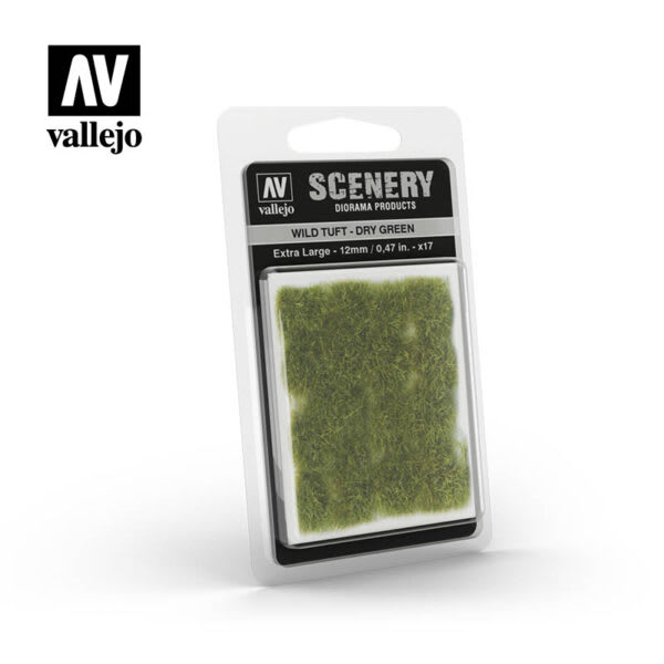 SCENERY: WILD TUFT - DRY GREEN 12MM1