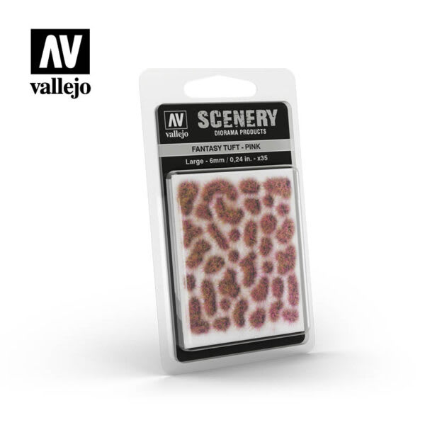 SCENERY: FANTASY TUFT - PINK 6MM1