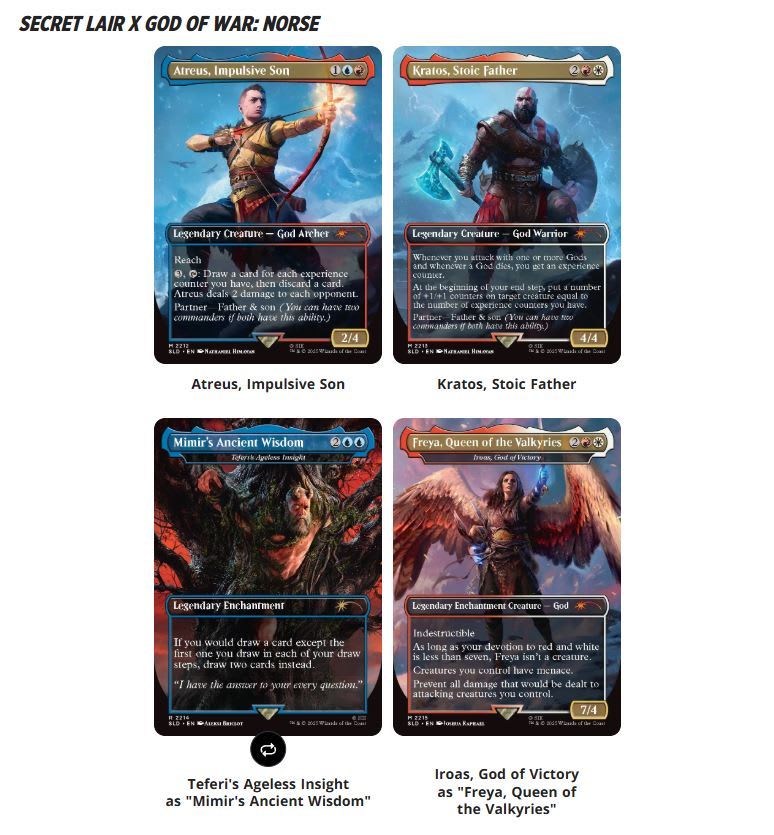 MTG: SECRET LAIR DROP- GOD OF WAR: REDEMPTION- REGULAR1